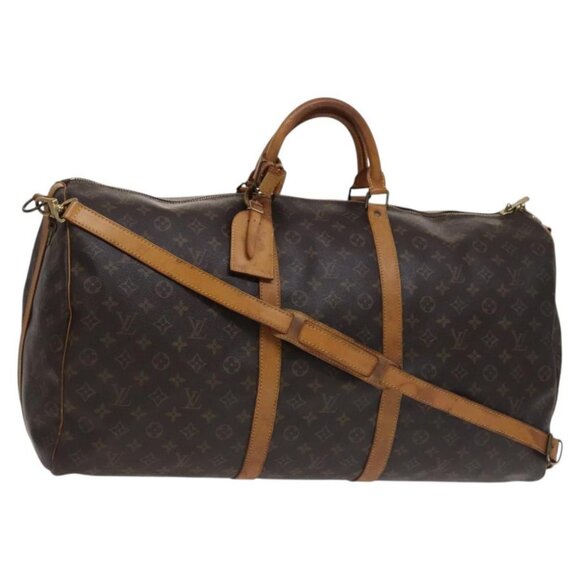 LOUIS VUITTON Monogram Keepall Bandouliere 60 Boston Bag - Picture 1 of 16